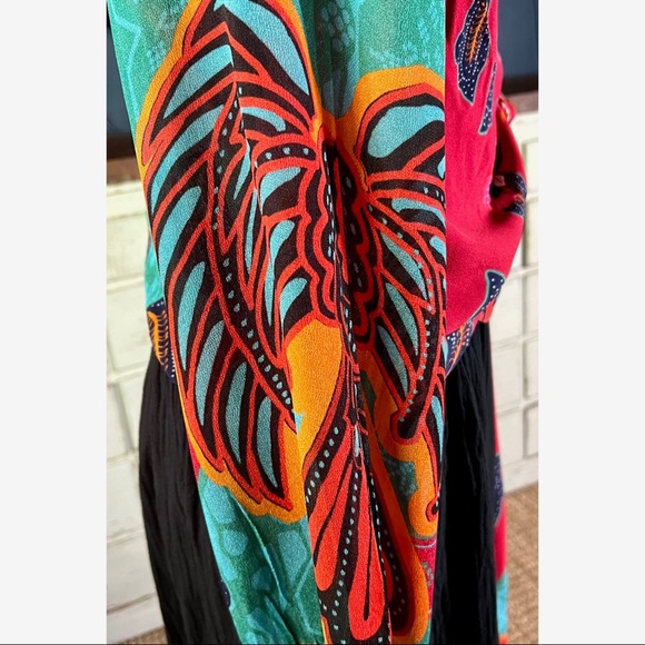 Anthropologie Conditions Apply Sleek Wrap Blouse Top SP - Picture 14 of 16